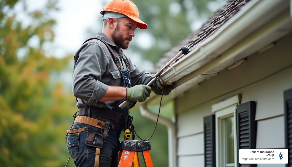 Insurance coverage - gutter cleaning insurance
