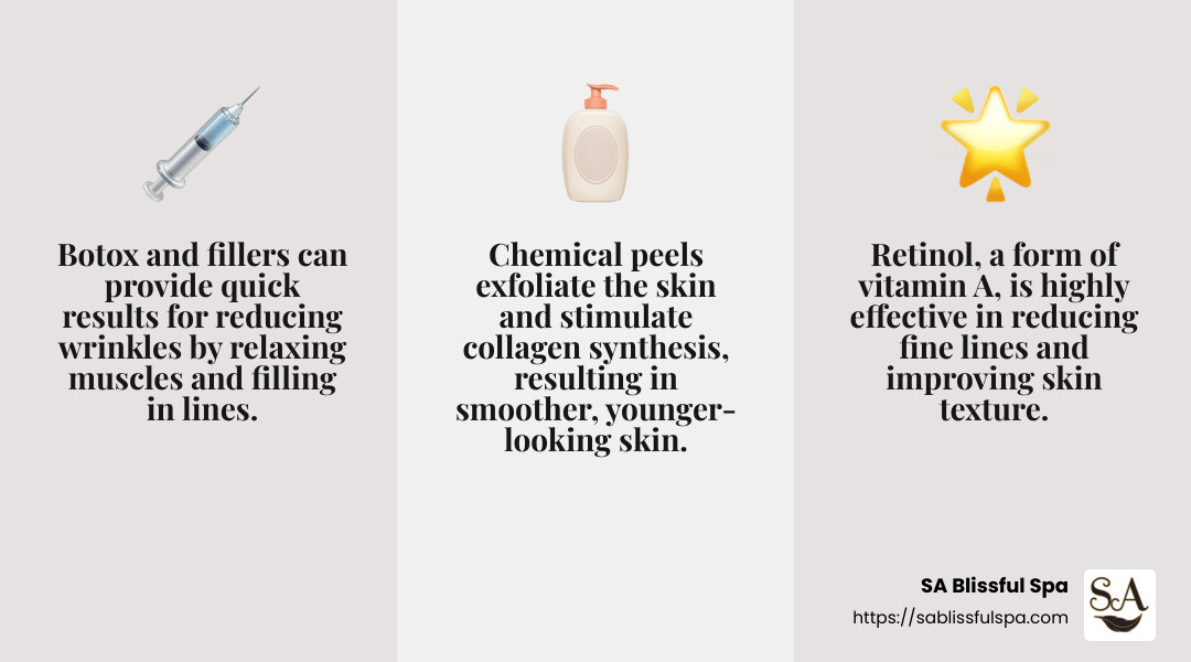 Dermatologist Recommendations - Anti-aging wrinkle treatments infographic 3<em>facts</em>emoji_grey Dermatologist Recommendations - Anti-aging wrinkle treatments infographic 3<em>facts</em>emoji_grey