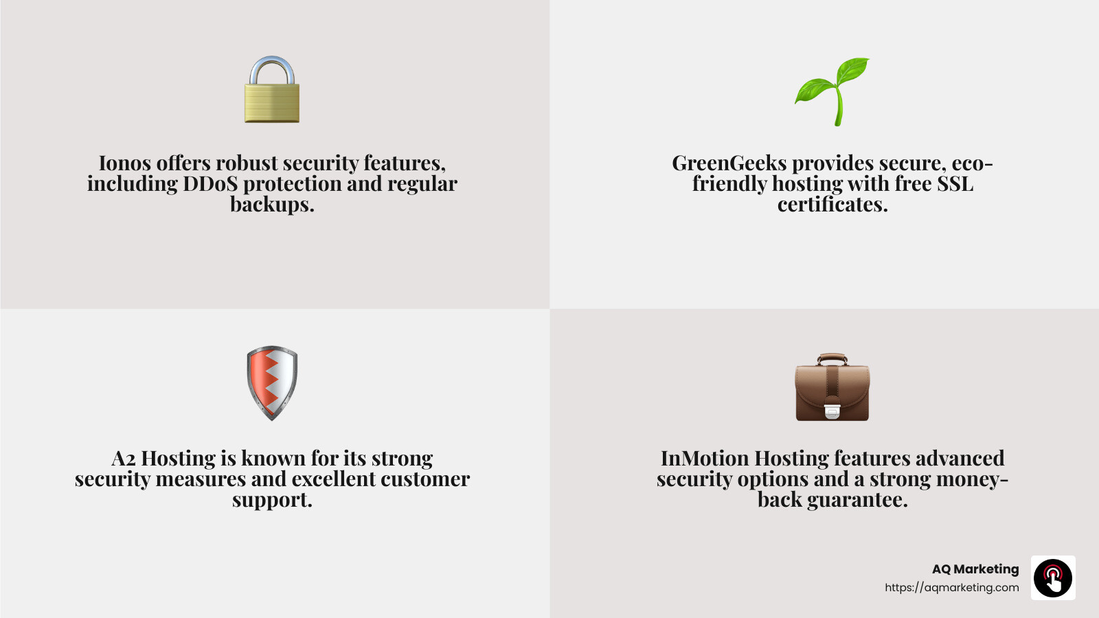 Web Hosting Security - top website hosting services infographic 4_facts_emoji_grey