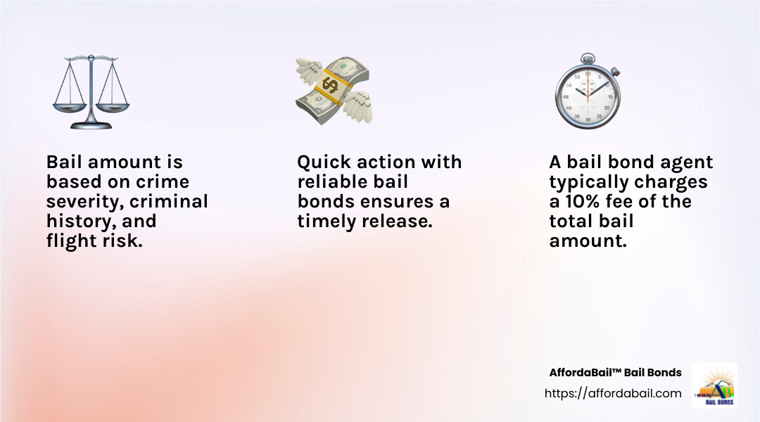 Bail Process Overview - Cleveland Bail bonds infographic 3_facts_emoji_light-gradient