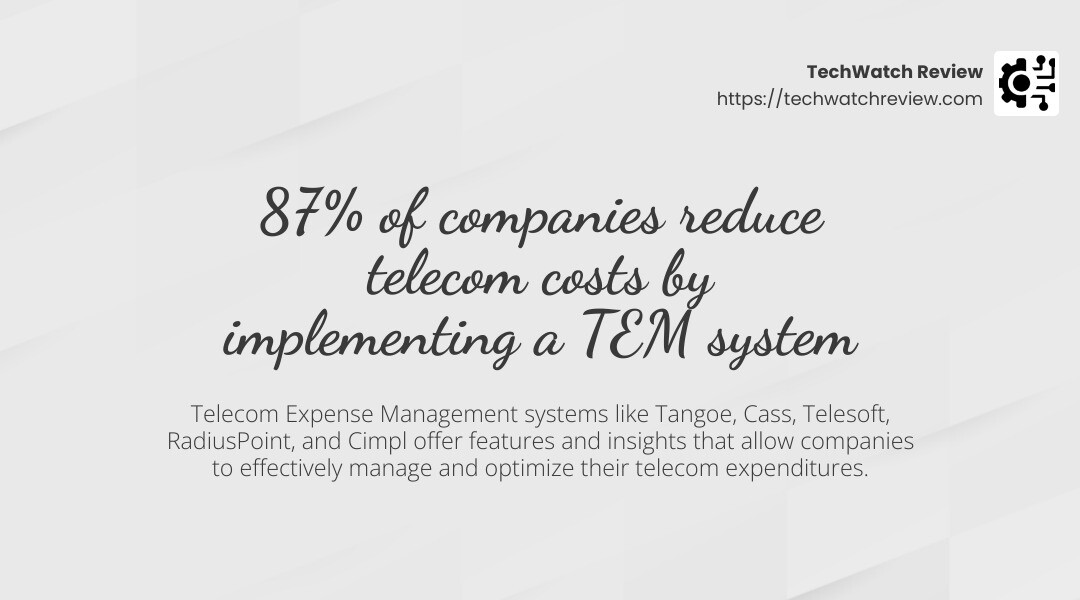 Cimpl's robust cost tracking features - telecom expense management system infographic simple-stat-landscape-light