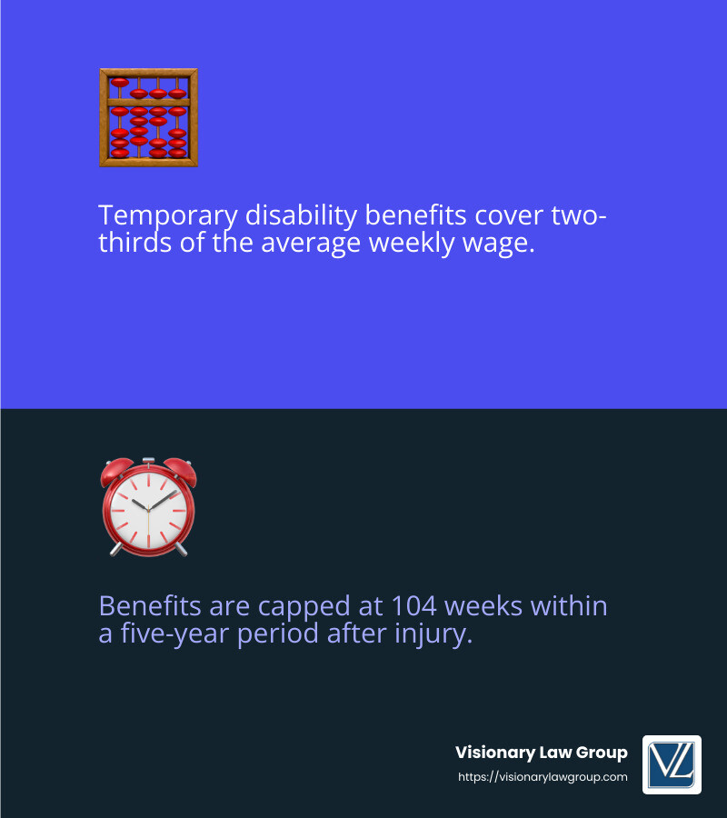 Permanent Disability Benefits: A Lifeline for Injured Workers - workers comp california infographic 2_facts_emoji_blue