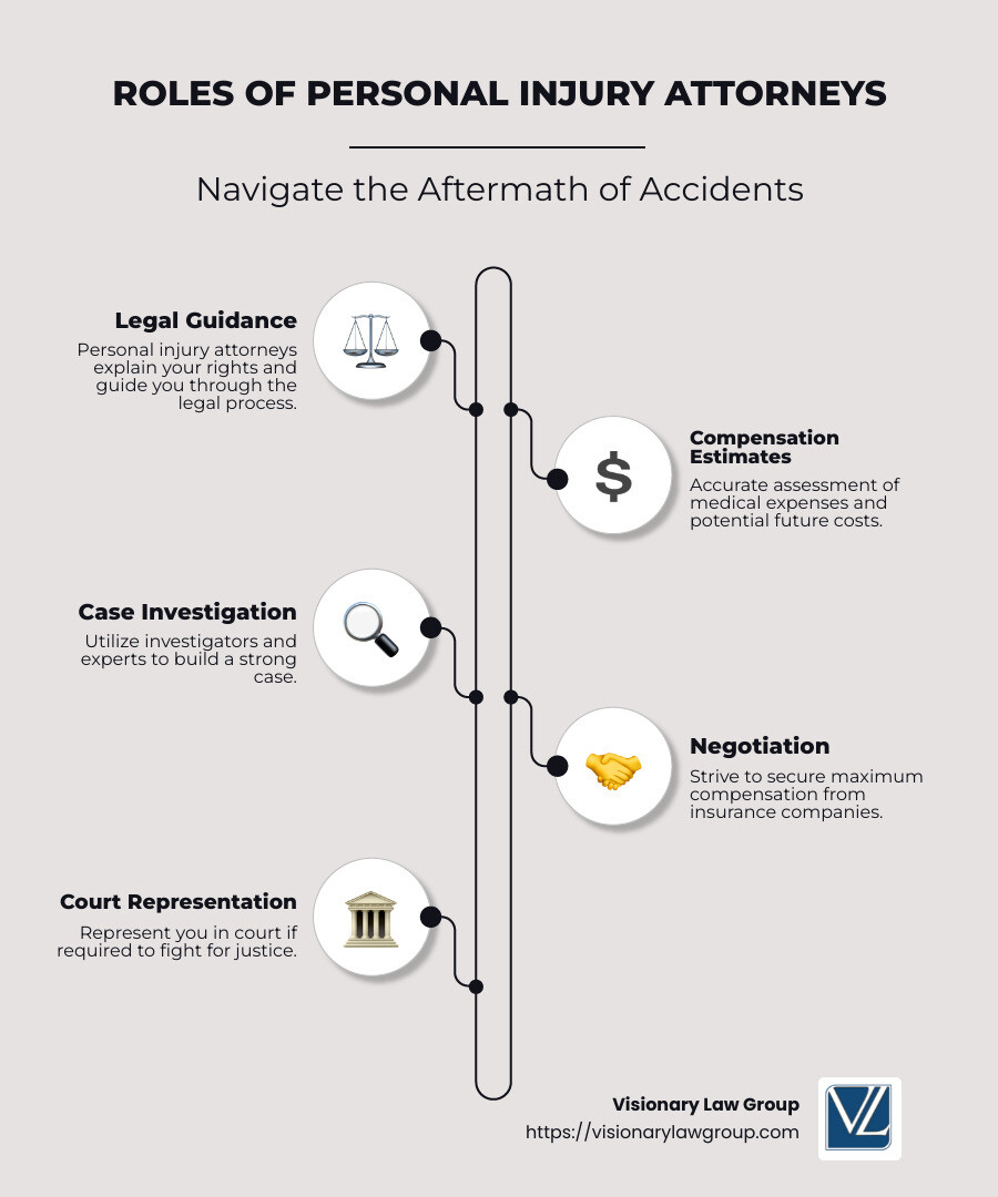 Infographic: Understanding the Role of Personal Injury Attorneys - attorneys personal injury near me infographic infographic-line-5-steps-neat_beige