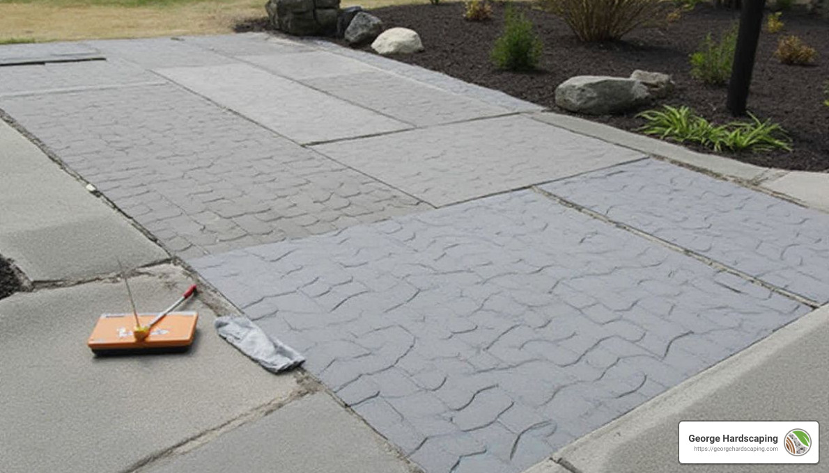 Concrete Surface Preparation - can pavers be installed over concrete driveway