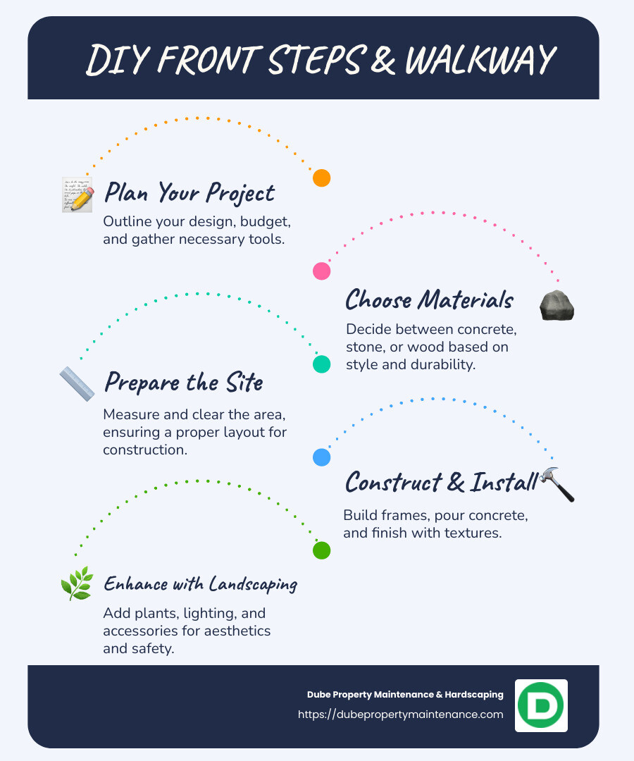 DIY Front Steps and Walkway: 10 Best Easy Tips 2024