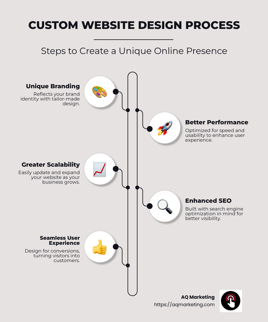 Custom website design process steps infographic - Custom website design process infographic infographic-line-5-steps-neat_beige Custom website design process steps infographic - Custom website design process infographic infographic-line-5-steps-neat_beige