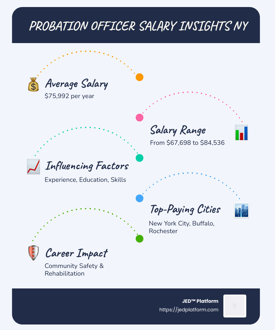 The Dollars and Sense of Being a Probation Officer in NY 2 Probation Officer Salary Insights - probation officer salary ny infographic infographic-line-5-steps-blues-accent_colors