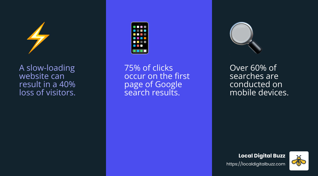 SEO is crucial for visibility - Lead generation for financial services infographic 3_facts_emoji_blue