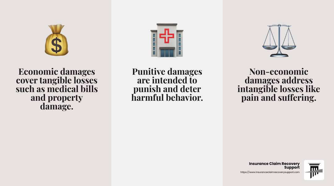Understanding Civil Damages - assess the damages infographic 3_facts_emoji_grey