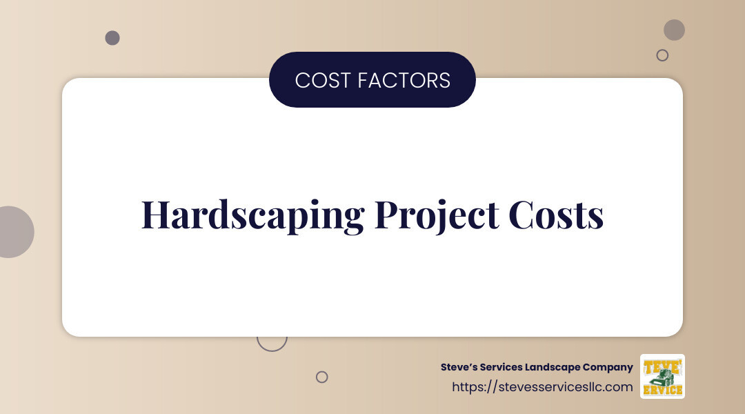 Average Cost of Hardscaping Projects - hardscaping companies near me infographic simple-info-landscape-card