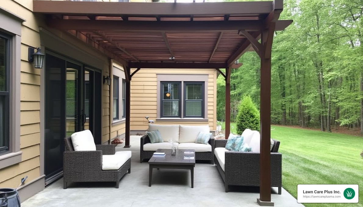 Sunnydaze Decor pergola - patio cover installation near me