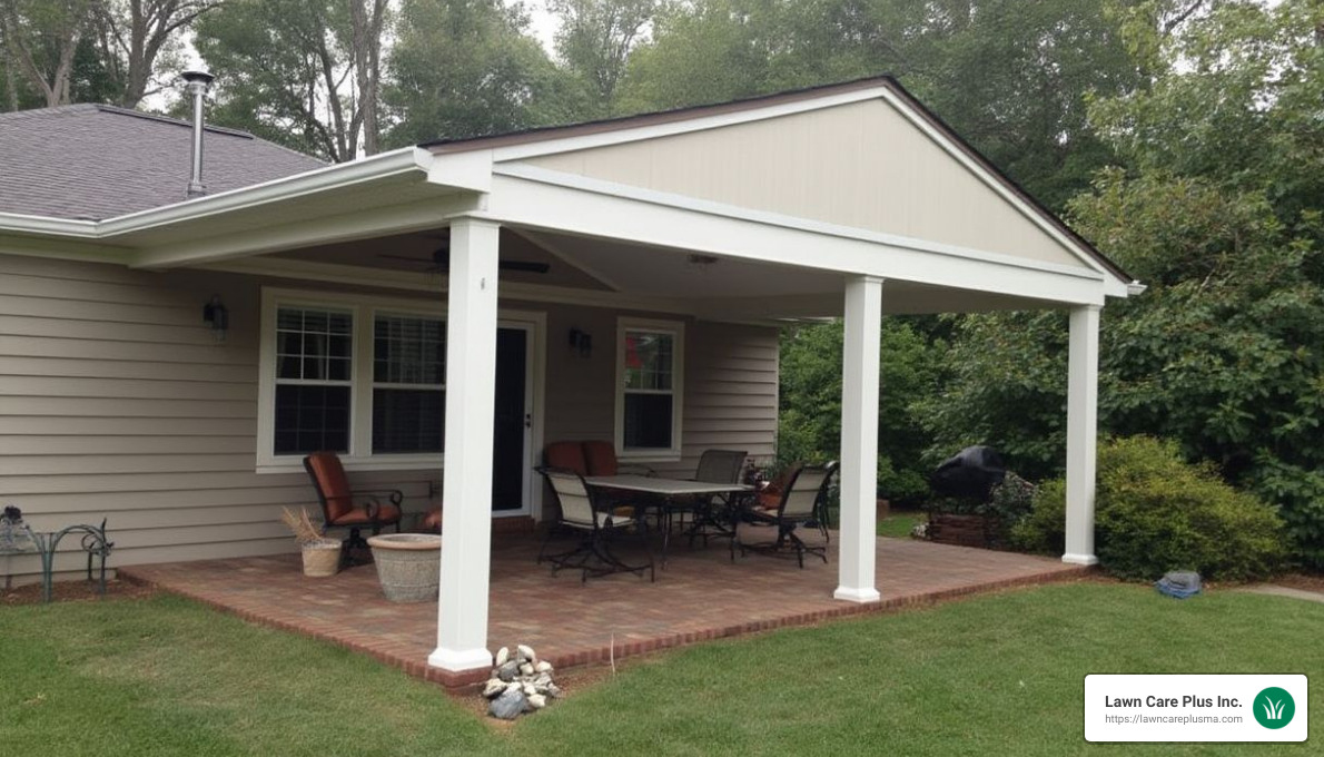 Timberline Construction project - patio cover installation near me