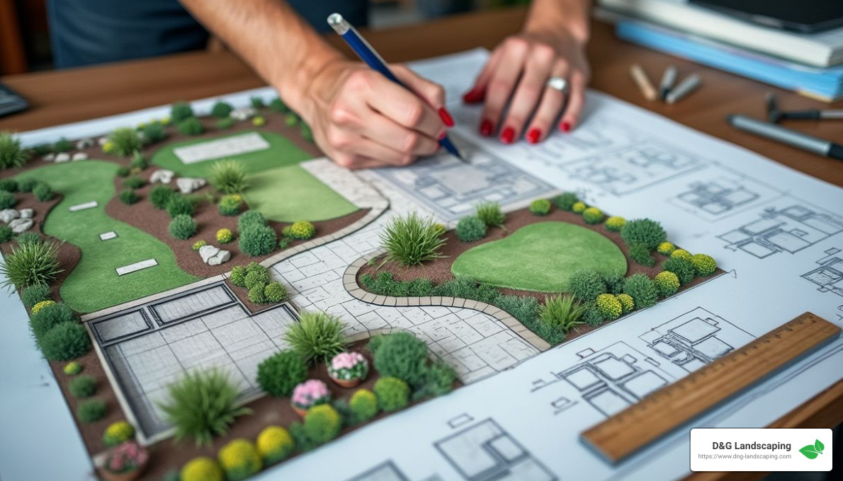 Design Phase: Creating a Landscape Plan - commercial hardscaping company