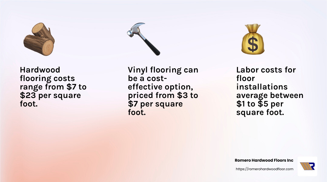 Material cost comparison - floor installations infographic 3_facts_emoji_light-gradient