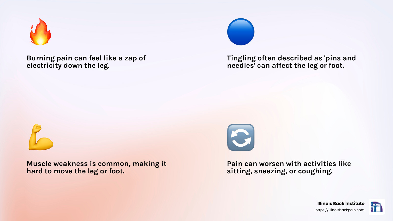 Sciatica Symptoms Infographic - sciatica pain and symptoms infographic 4_facts_emoji_light-gradient Sciatica Symptoms Infographic - sciatica pain and symptoms infographic 4_facts_emoji_light-gradient