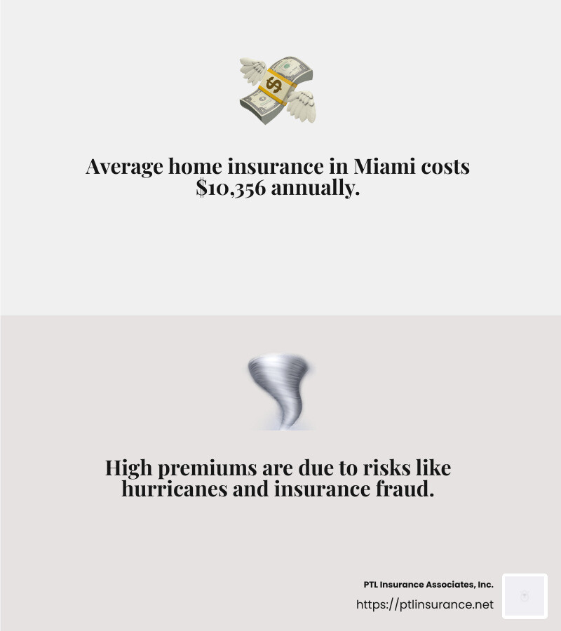 Average cost of home insurance in Miami - home insurance agents in miami florida infographic 2_facts_emoji_grey