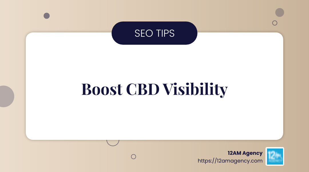 Contact us for SEO management services - seo agency for cbd industry infographic simple-info-landscape-card