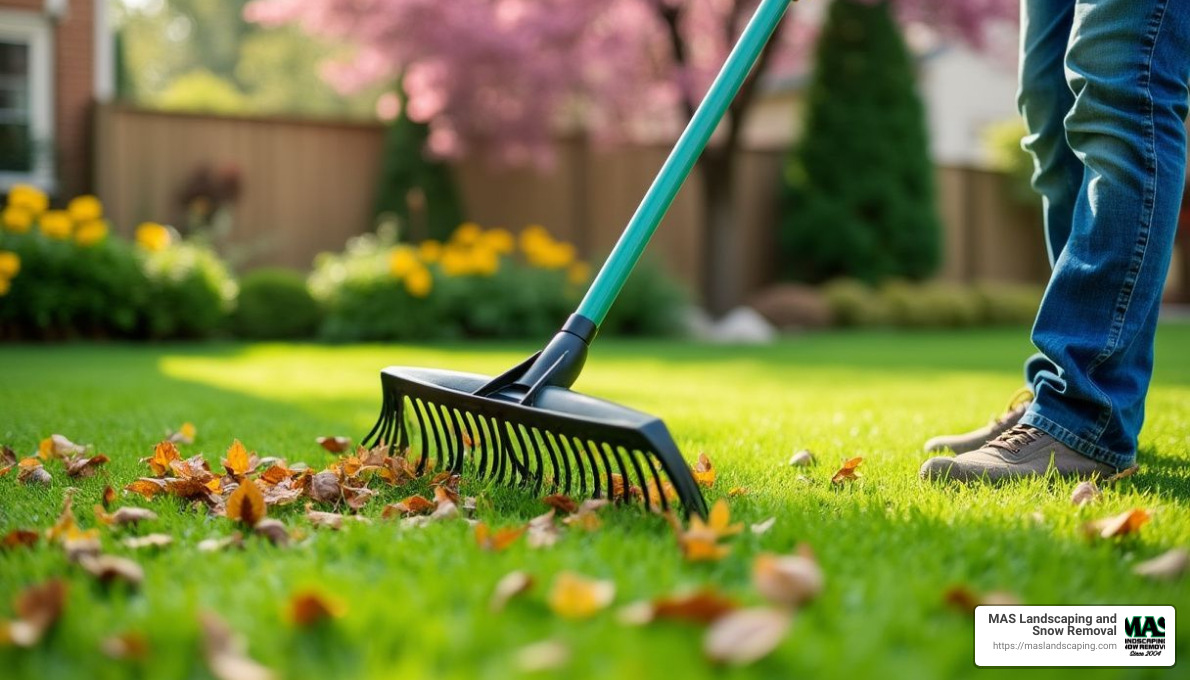 Spring cleaning tasks - commercial lawn maintenance
