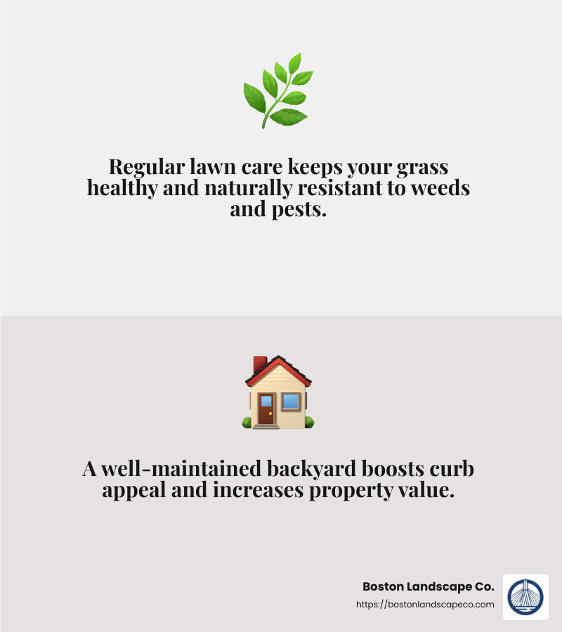 Healthy Lawn Benefits - backyard maintenance services infographic 2_facts_emoji_grey