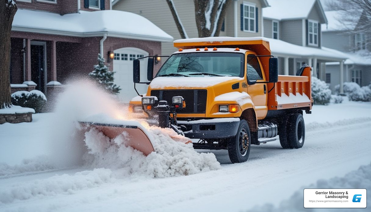 snow removal - plow companies near me