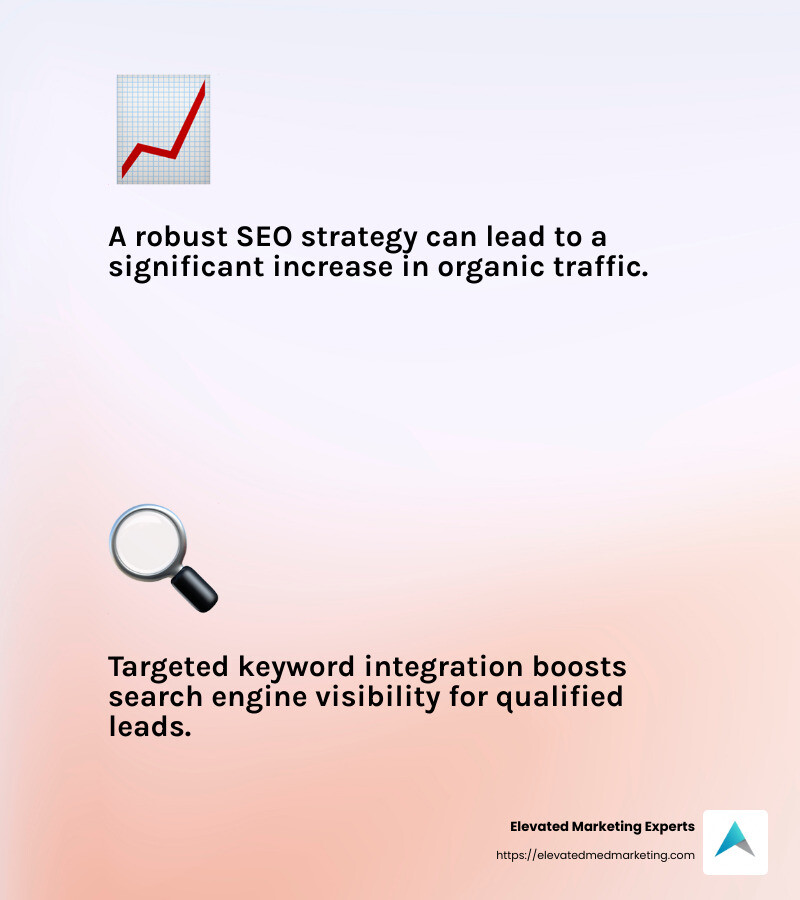 293% increase in organic traffic - content strategy service infographic 2_facts_emoji_light-gradient