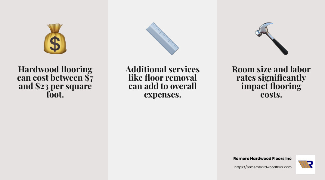 Average flooring installation costs - flooring contractors infographic 3_facts_emoji_grey