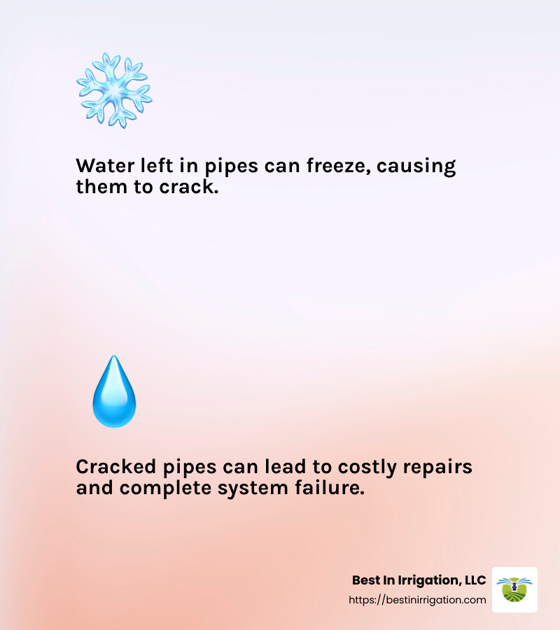 4cf8429868177bcd04423c1104e736813e8ac89e Protect Your Home Irrigation System This Winter: Essential Tips Frozen pipes can lead to costly repairs. - home irrigation system winterization infographic 2_facts_emoji_light-gradient
