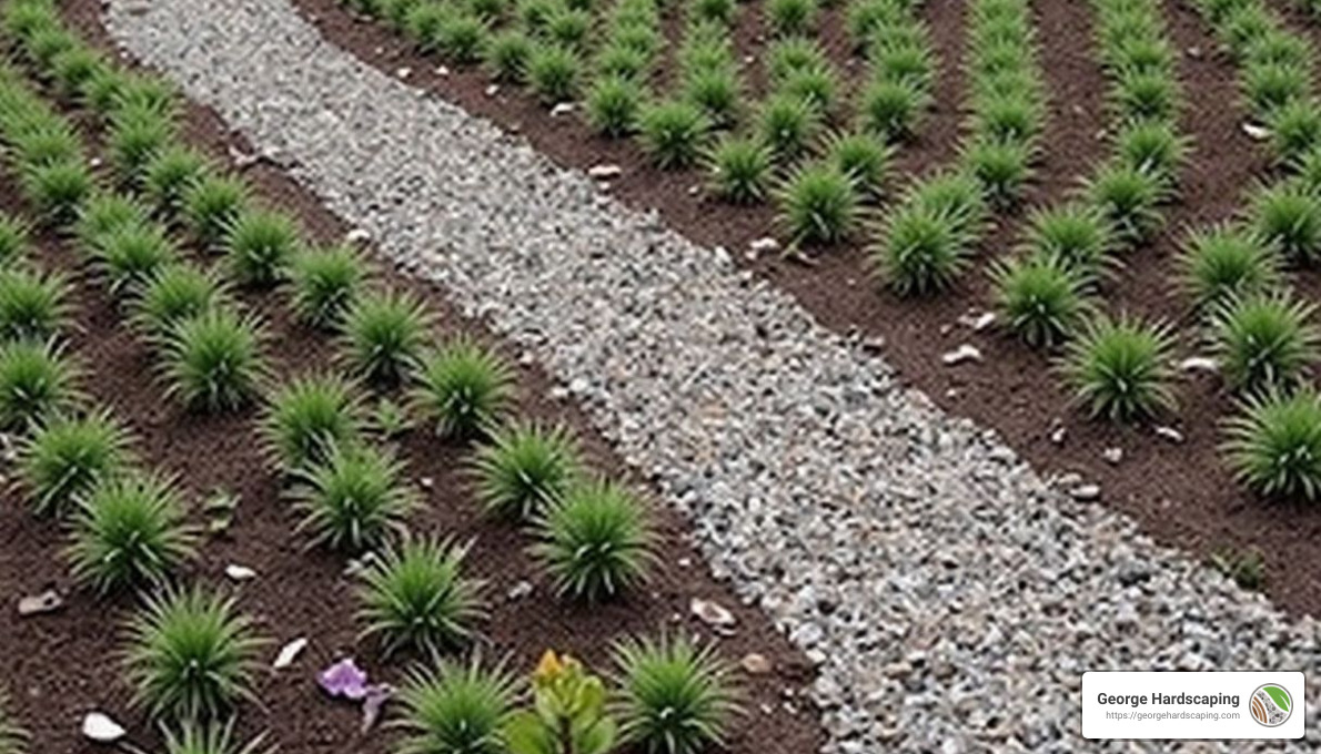 Proper walkway width ensures comfortable use for multiple people. - building a walkway