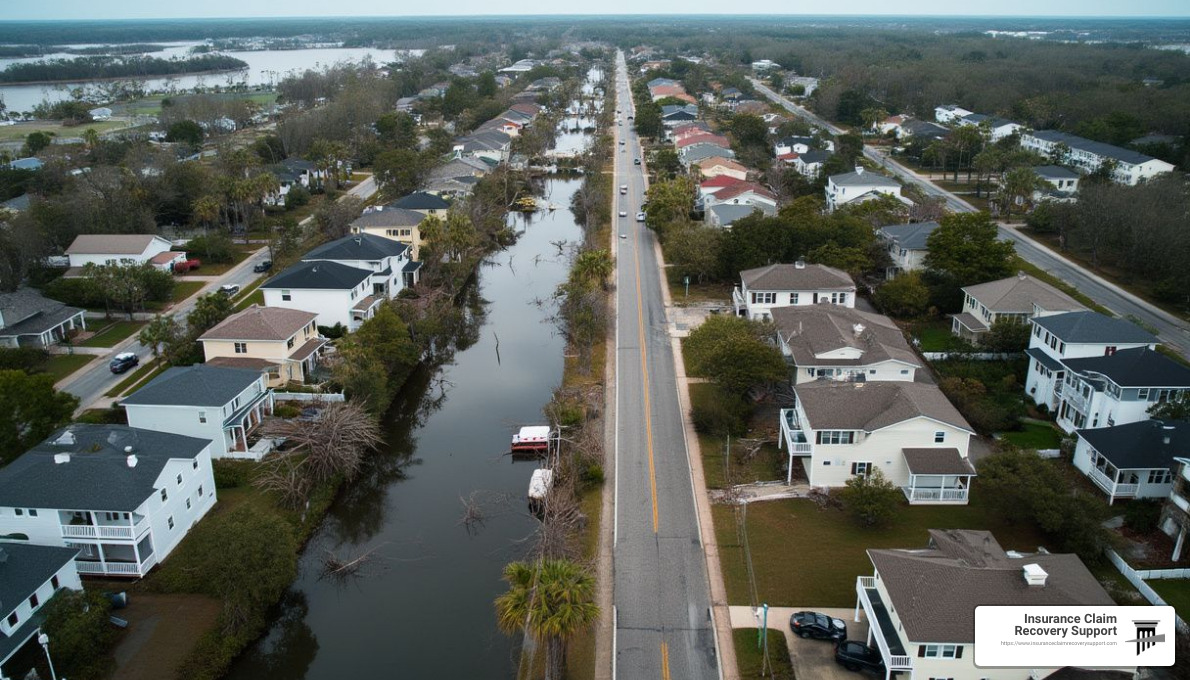 Hurricane impact example - what is a large loss claim