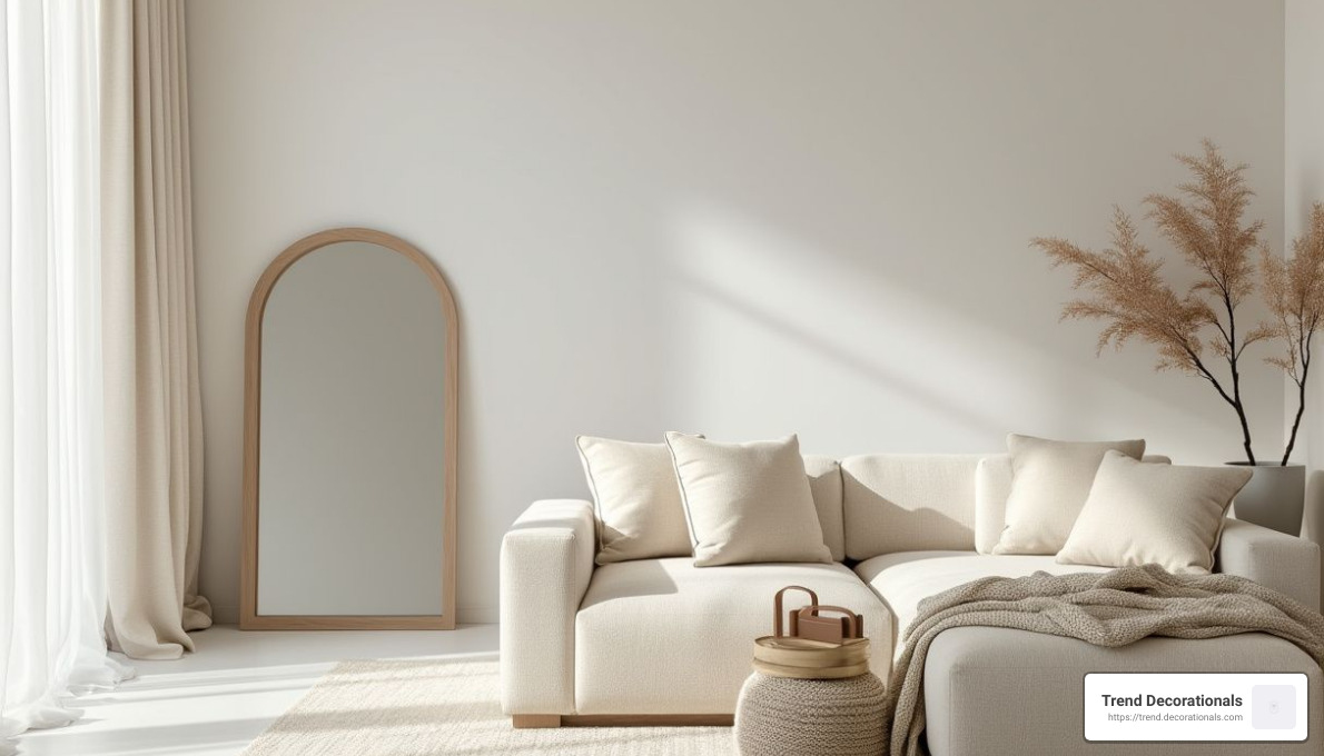 Neutral Color Palette Example - Minimalist home decor