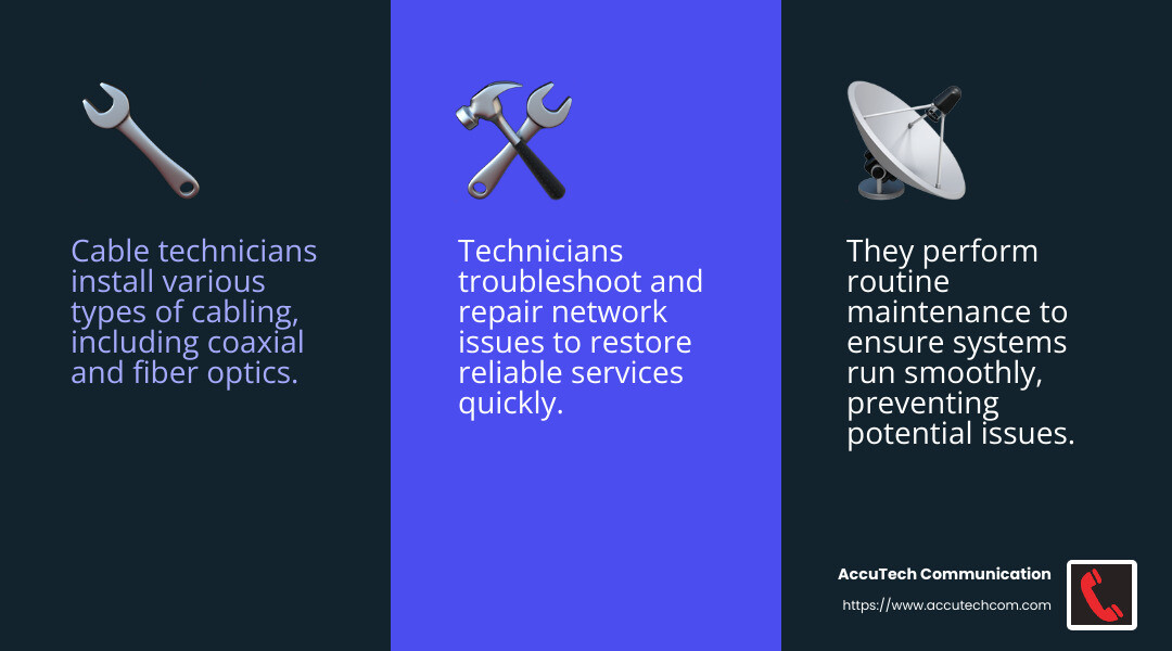 Cable Technician Top 7 Essential Skills for Success