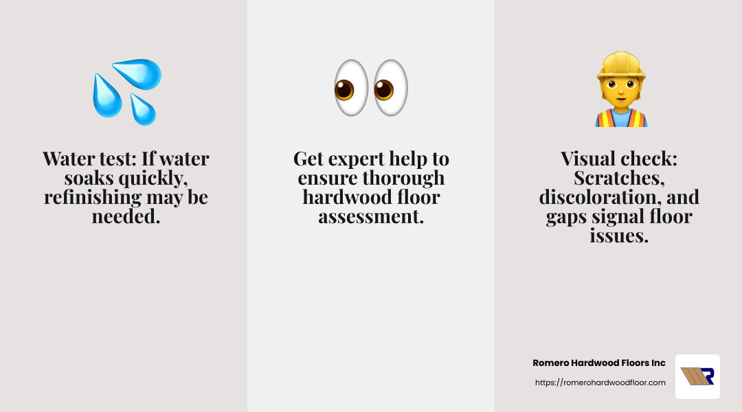 Professional consultation - hardwood floor refinishing near me infographic 3_facts_emoji_grey