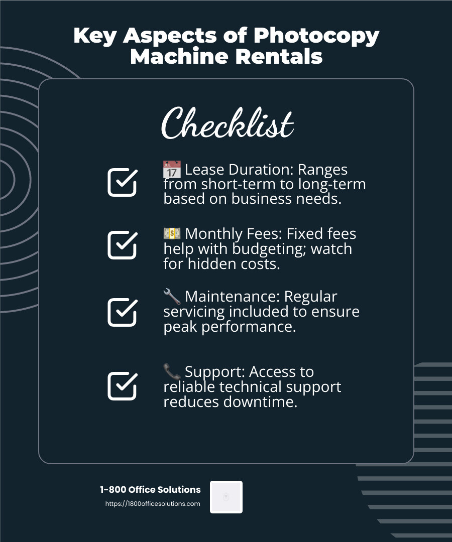 Importance of Regular Maintenance for Photocopy Machines - photocopy machine rent infographic checklist-dark-blue Importance of Regular Maintenance for Photocopy Machines - photocopy machine rent infographic checklist-dark-blue