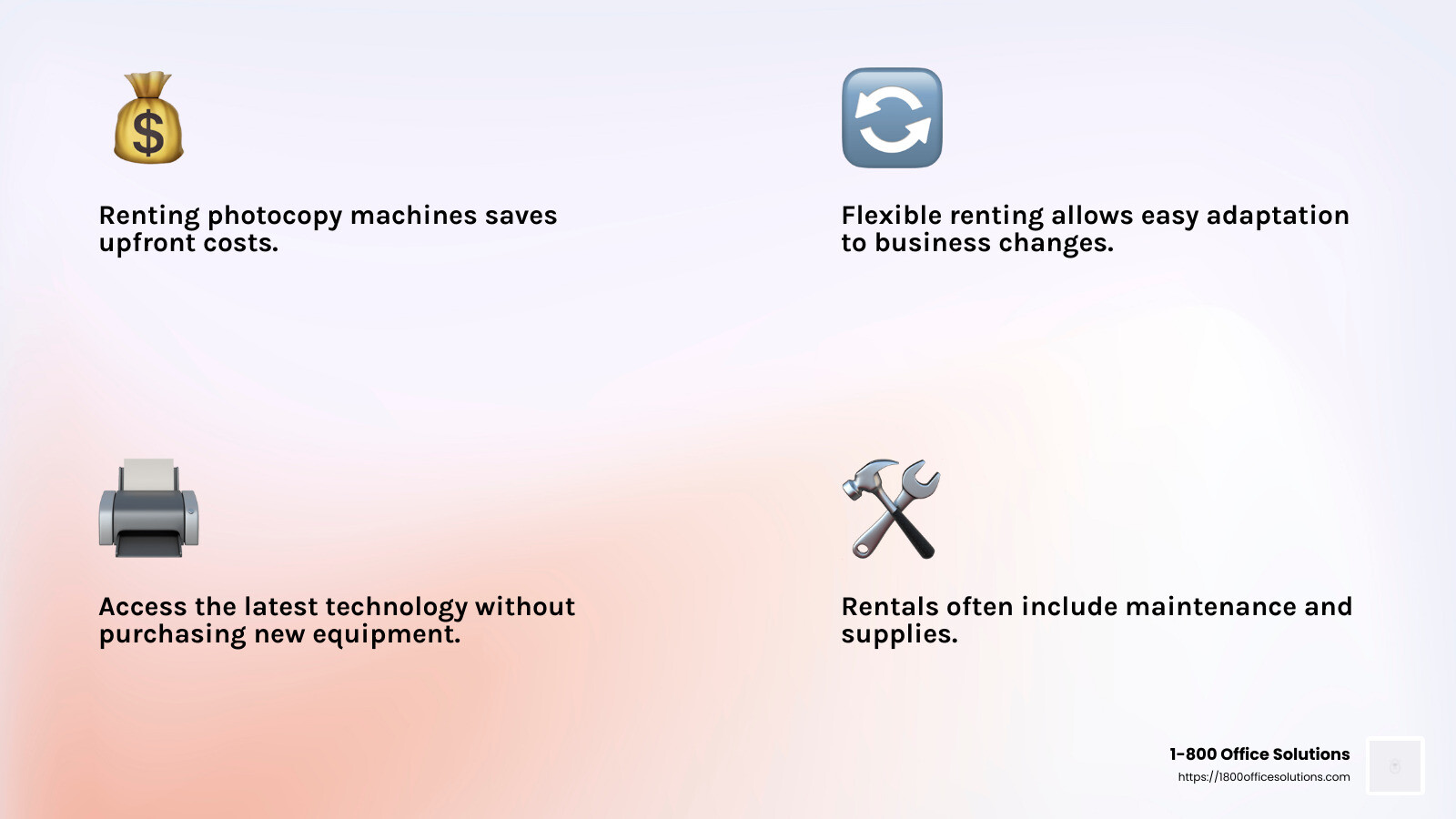 Cost-effective and flexible solutions for businesses - photocopy machine rent infographic 4_facts_emoji_light-gradient Cost-effective and flexible solutions for businesses - photocopy machine rent infographic 4_facts_emoji_light-gradient