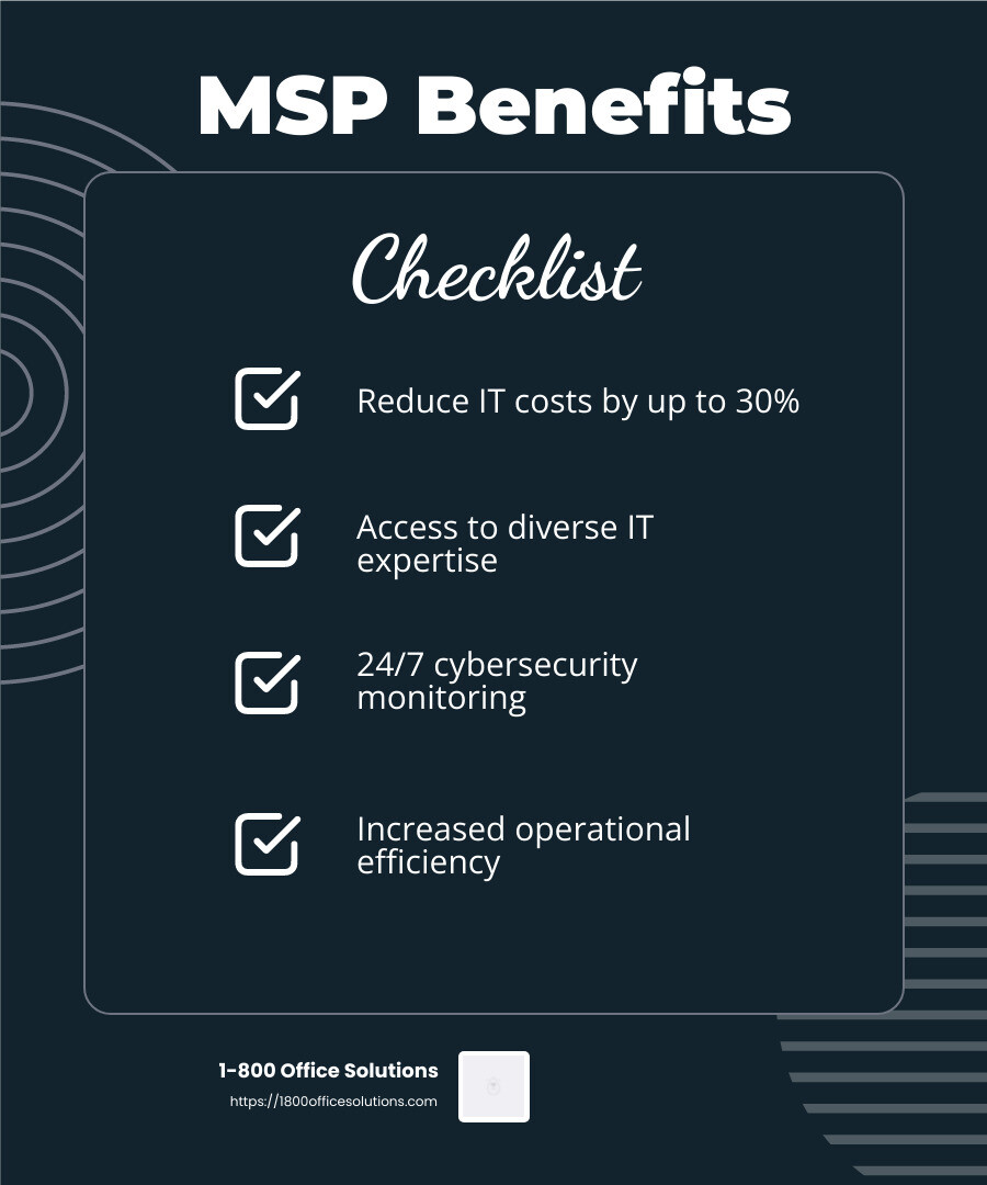 Managed Service Providers Improve Cost Efficiency - managed service provider infographic checklist-dark-blue Managed Service Providers Improve Cost Efficiency - managed service provider infographic checklist-dark-blue