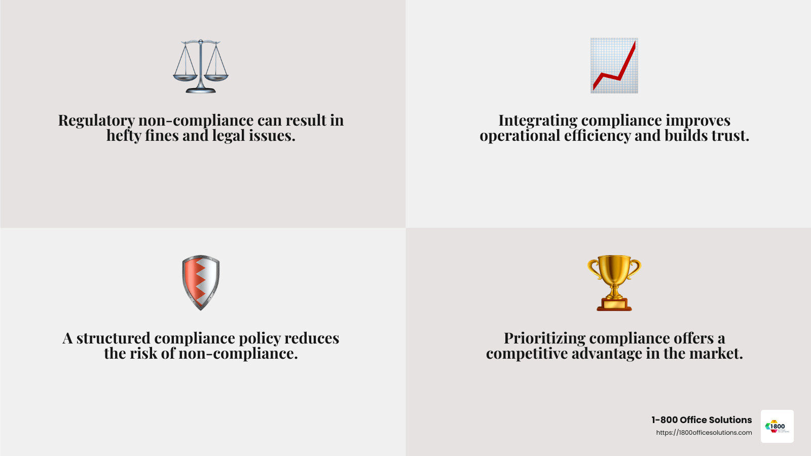 The importance of compliance - compliance management system policy infographic 4_facts_emoji_grey The importance of compliance - compliance management system policy infographic 4_facts_emoji_grey