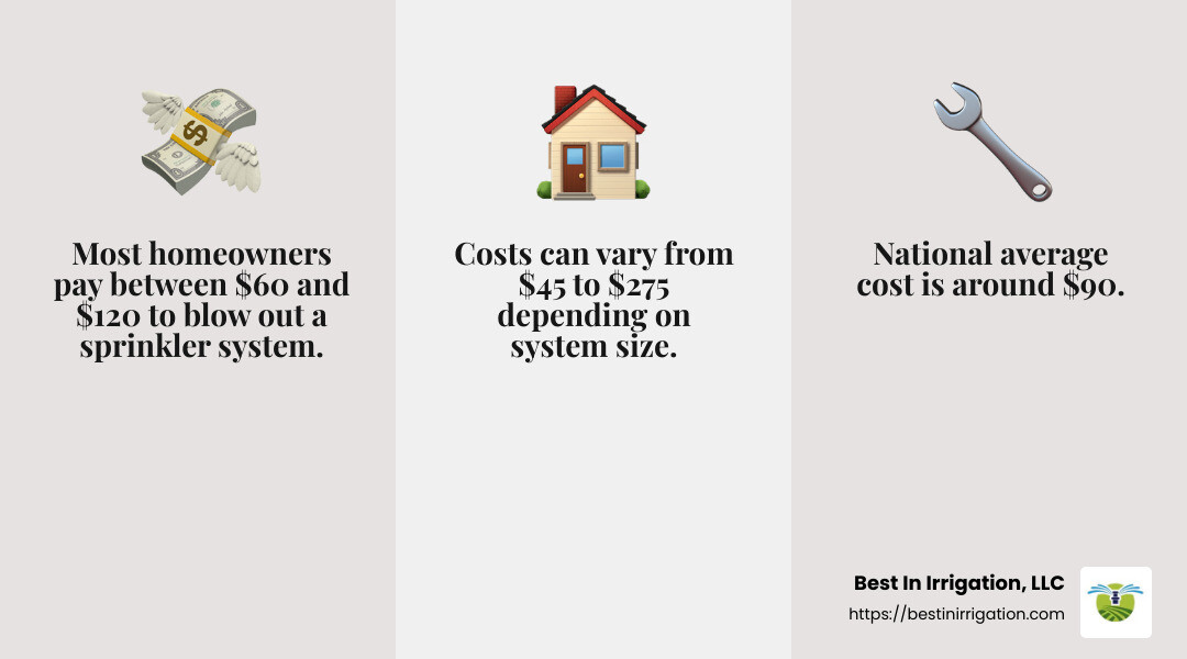 Average cost to winterize a sprinkler system - average cost to blow out sprinkler system infographic 3_facts_emoji_grey