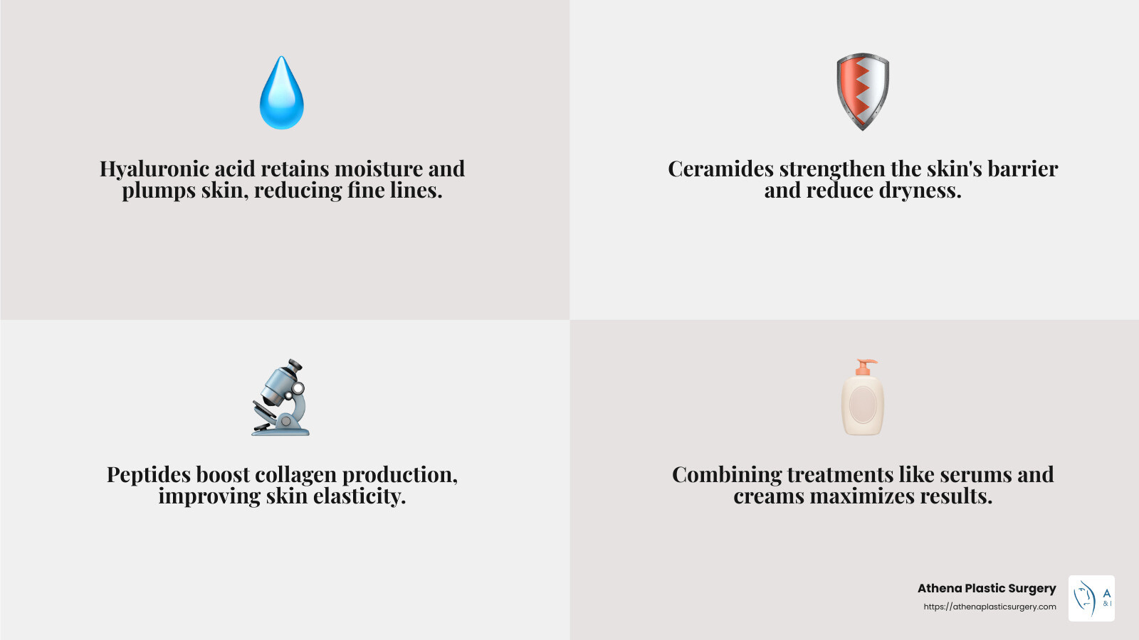 Say Goodbye to Lip Lines: A Comprehensive Guide to Wrinkle Fillers 6 The benefits of combining hyaluronic acid and ceramides for lip wrinkle reduction - lip wrinkle filler infographic 4_facts_emoji_grey