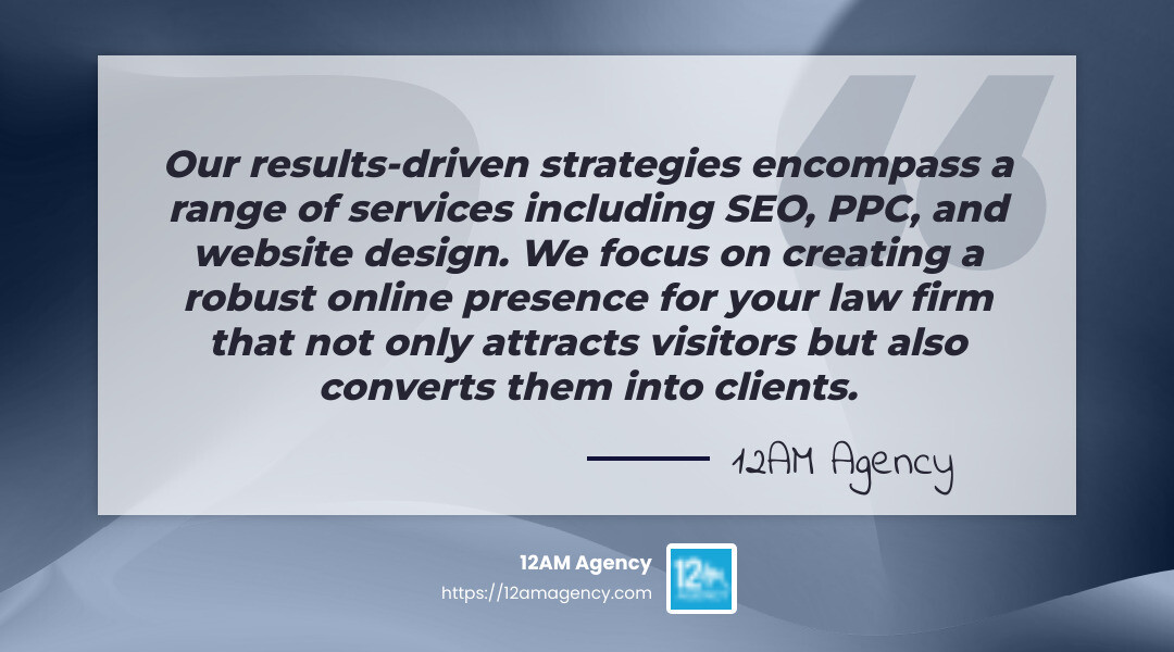Quote about personalized strategies and results-driven approach - law firm SEO Texas infographic simple-quote-landscape-gray