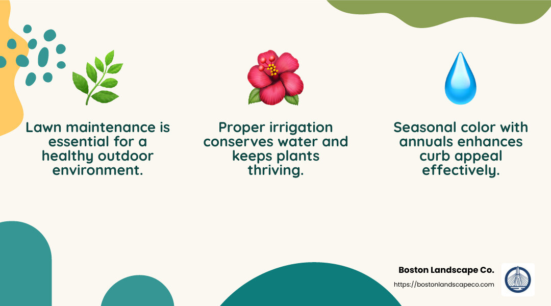Understanding the essential landscaping services can help you make informed decisions for your outdoor spaces. - best landscaper infographic 3_facts_emoji_nature