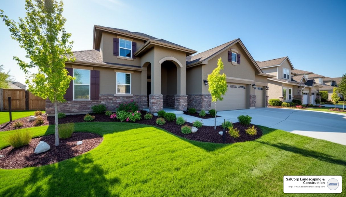 new home landscaping - new construction landscaping