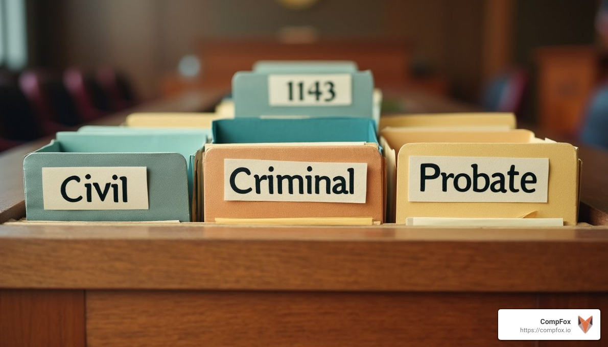 Different types of case numbers - case number search