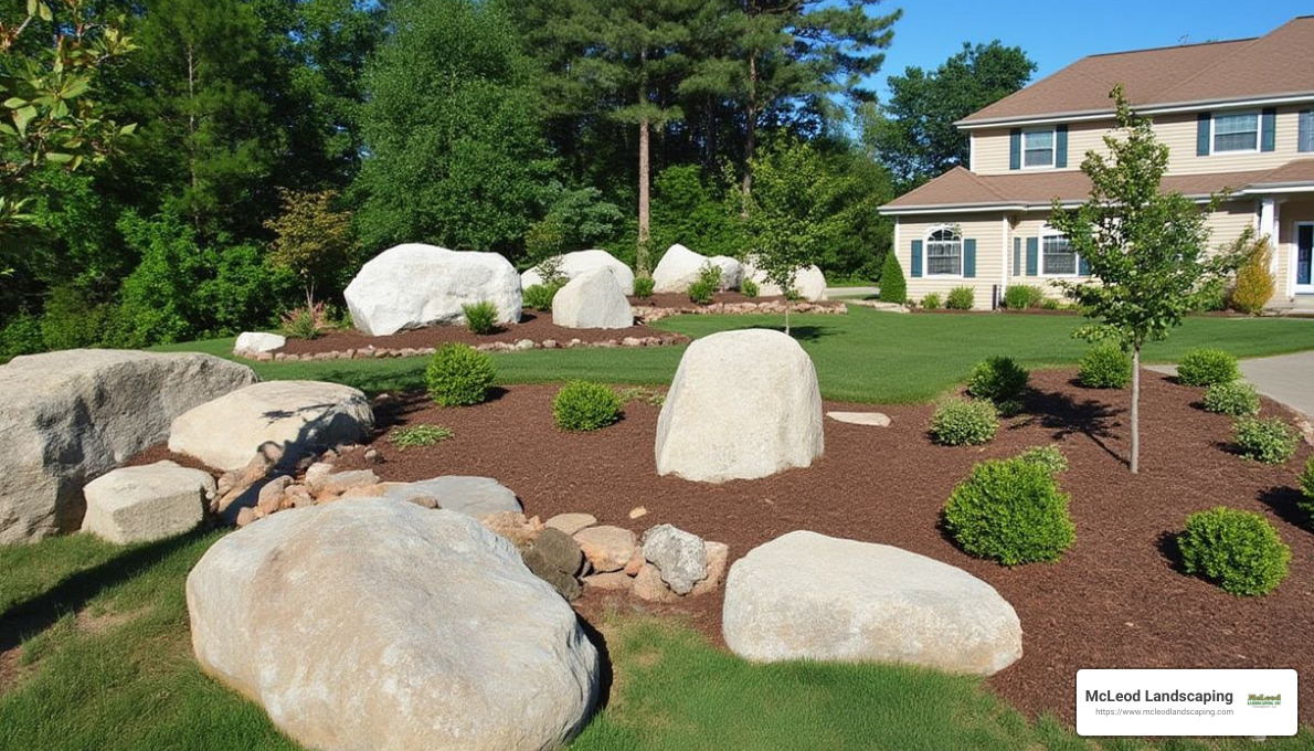 Residential Landscaping with Boulders: Top 6 Stunning Tips, image size:1190x680