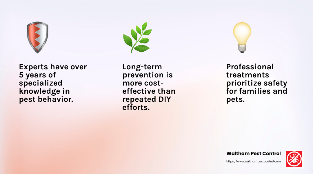 Expertise and Safety - pest control franklin ma infographic 3_facts_emoji_light-gradient