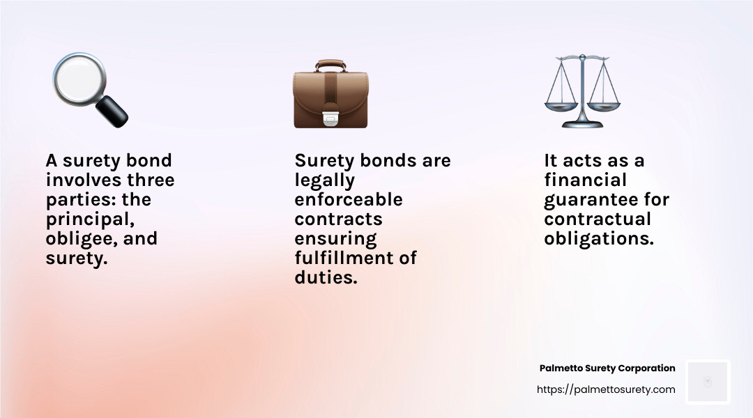 Surety bonds ensure obligations are met - how much a percentage is a surety bond for court infographic 3_facts_emoji_light-gradient Surety bonds ensure obligations are met - how much a percentage is a surety bond for court infographic 3_facts_emoji_light-gradient
