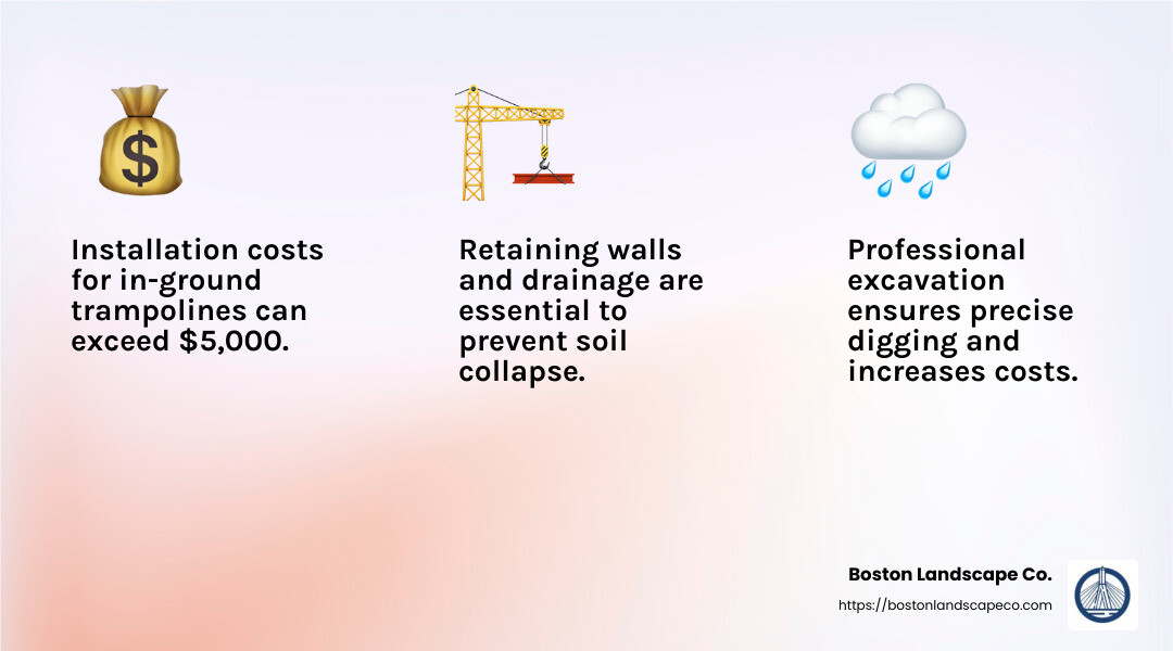 Cost of In-Ground Trampoline Installation - are in ground trampolines safer infographic 3_facts_emoji_light-gradient