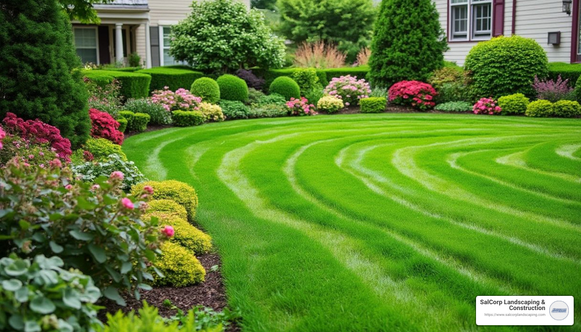 Residential landscape - residential landscape maintenance services near me