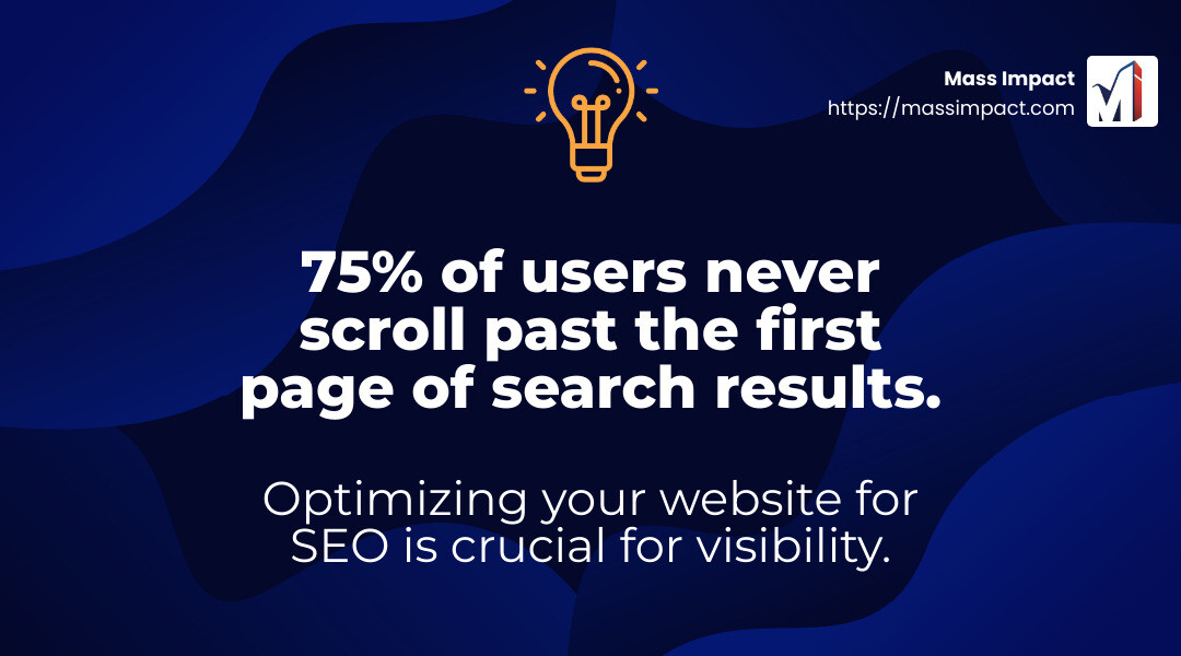 SEO helps your site get found - creator web site infographic simple-stat-landscape-lightbulb
