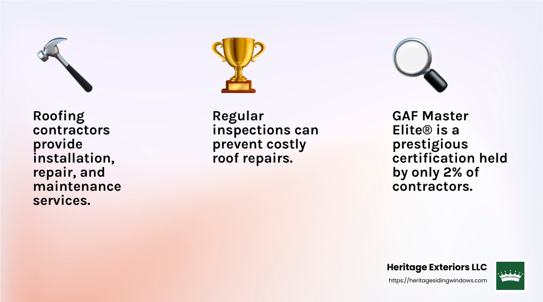 Customer Satisfaction is Key - residential roofing companies infographic 3_facts_emoji_light-gradient