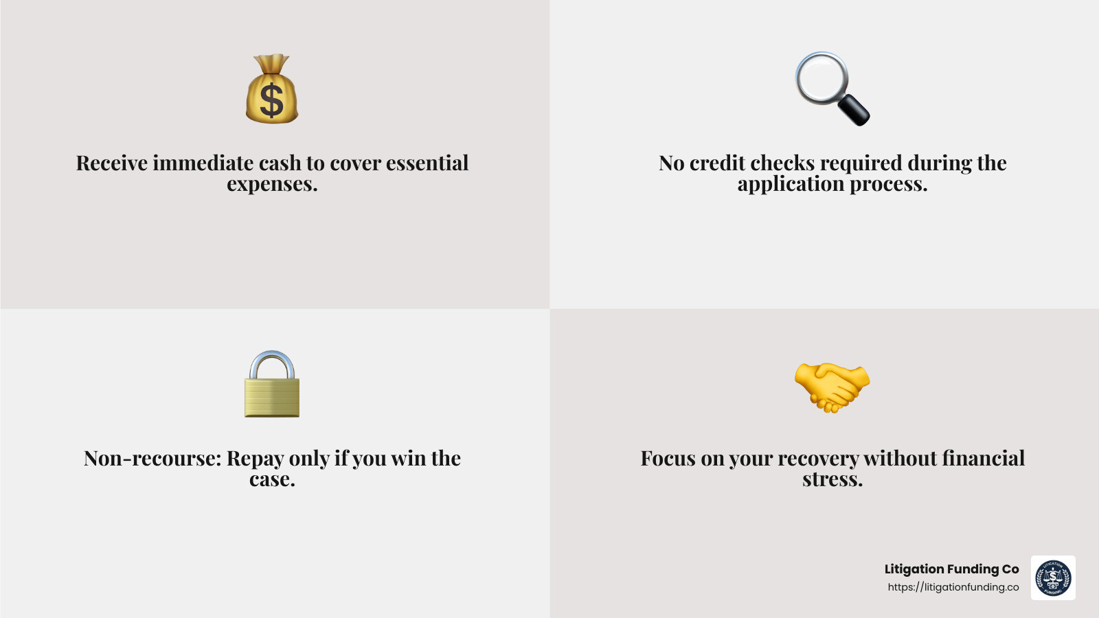 Quote - advance settlement loans infographic 4_facts_emoji_grey
